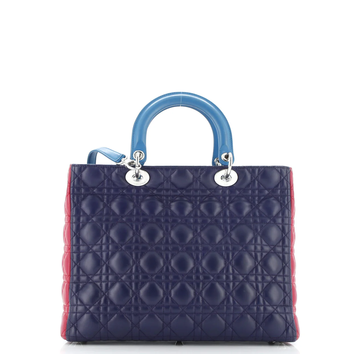 Lady Dior Bag Cannage Quilt Lambskin Large - Deep Luxury