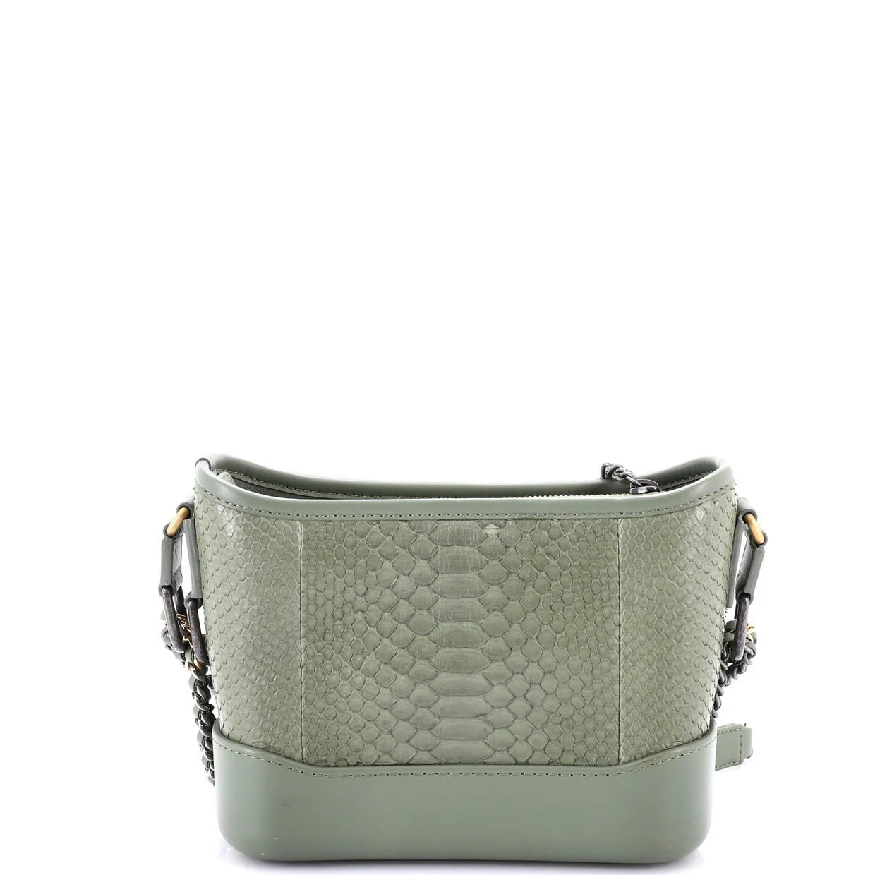 Gabrielle Hobo Python Small - Deep Luxury