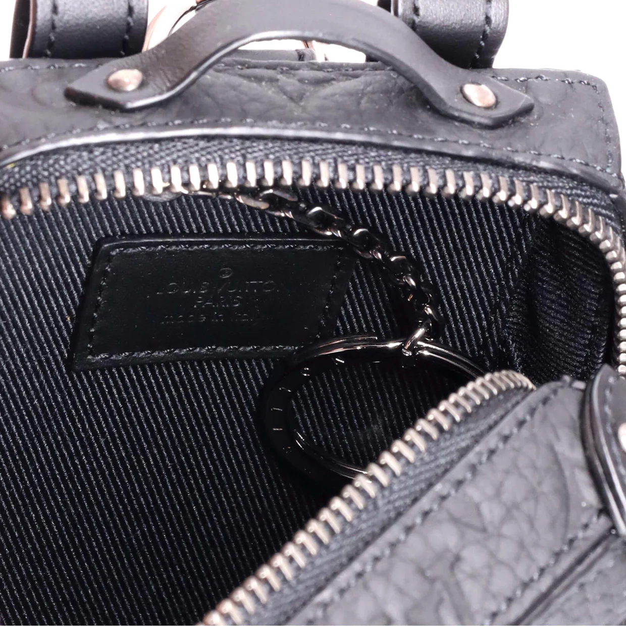 Soft Trunk Backpack Bag Charm and Key Holder Monogram Taurillon Leather - Deep Luxury