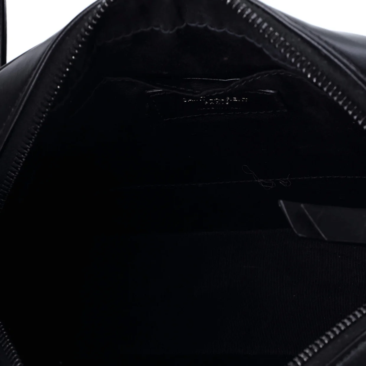 Lou Camera Bag Matelasse Chevron Patent Small - Deep Luxury