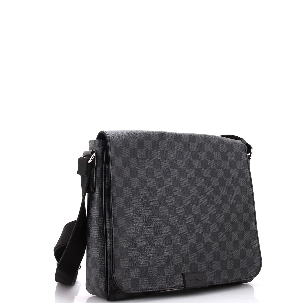 District Messenger Bag Damier Graphite MM - Deep Luxury