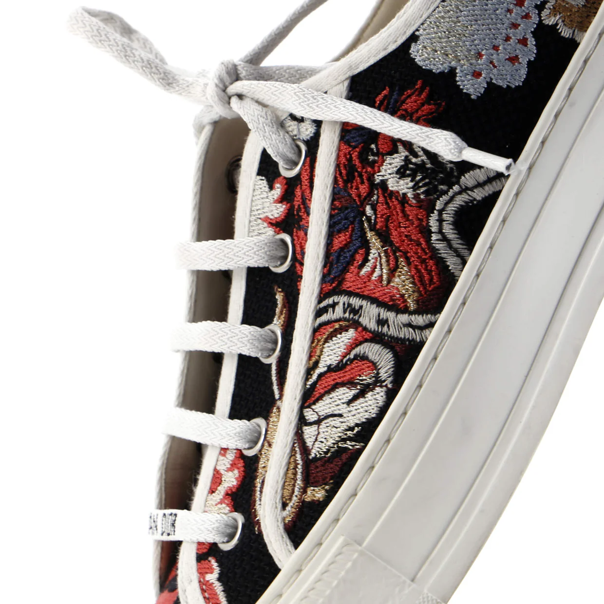 Women's Walk'N'Dior Sneakers Embroidered Canvas - Deep Luxury