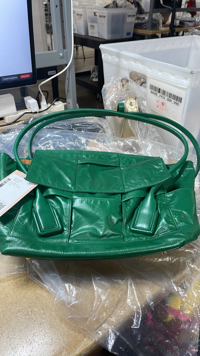 Arco Bag Maxi Intrecciato Leather Medium - Deep Luxury