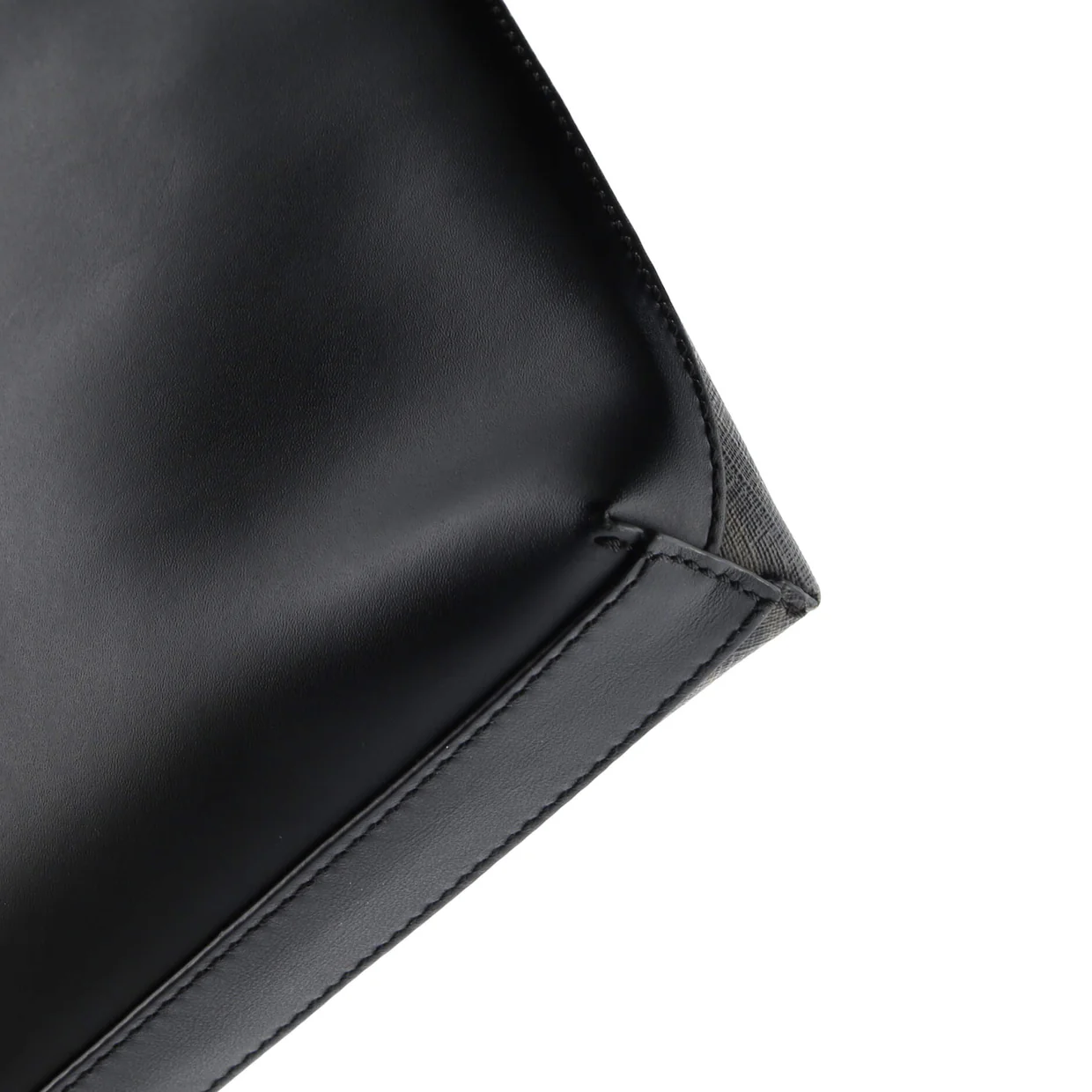 Front Zip Messenger Zucca Coated Canvas and Leather Large - Deep Luxury