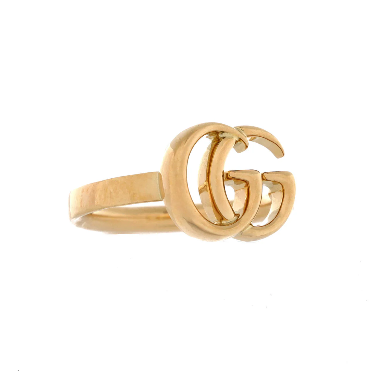 Running G Signet Ring 18K Yellow Gold - Deep Luxury