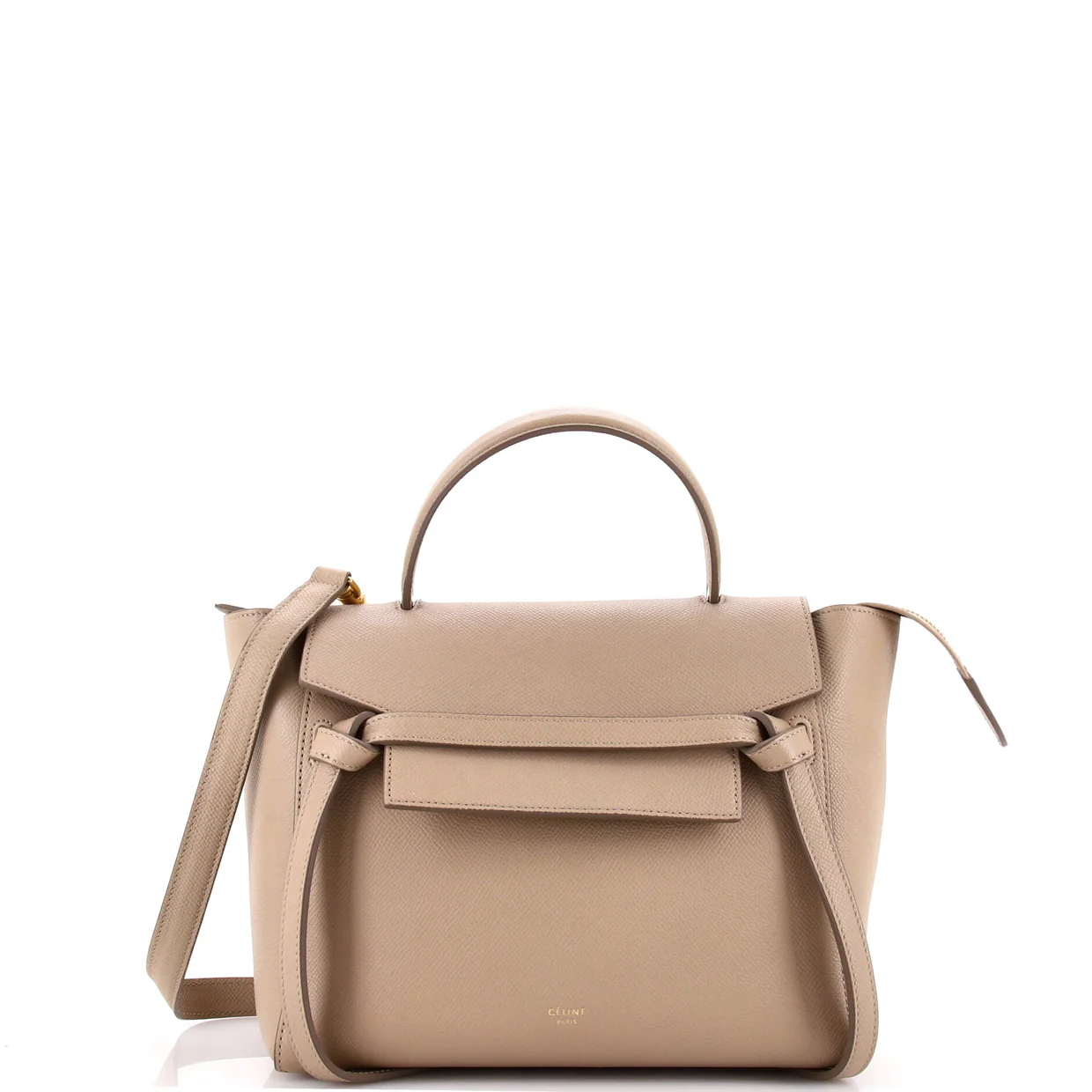 Belt Bag Textured Leather Micro - Deep Luxury