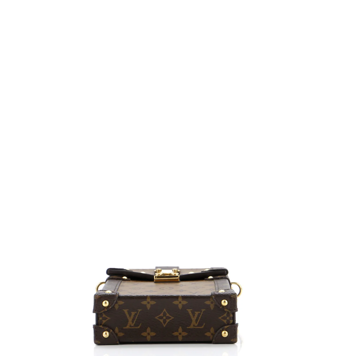 Vertical Trunk Pochette Reverse Monogram Canvas - Deep Luxury
