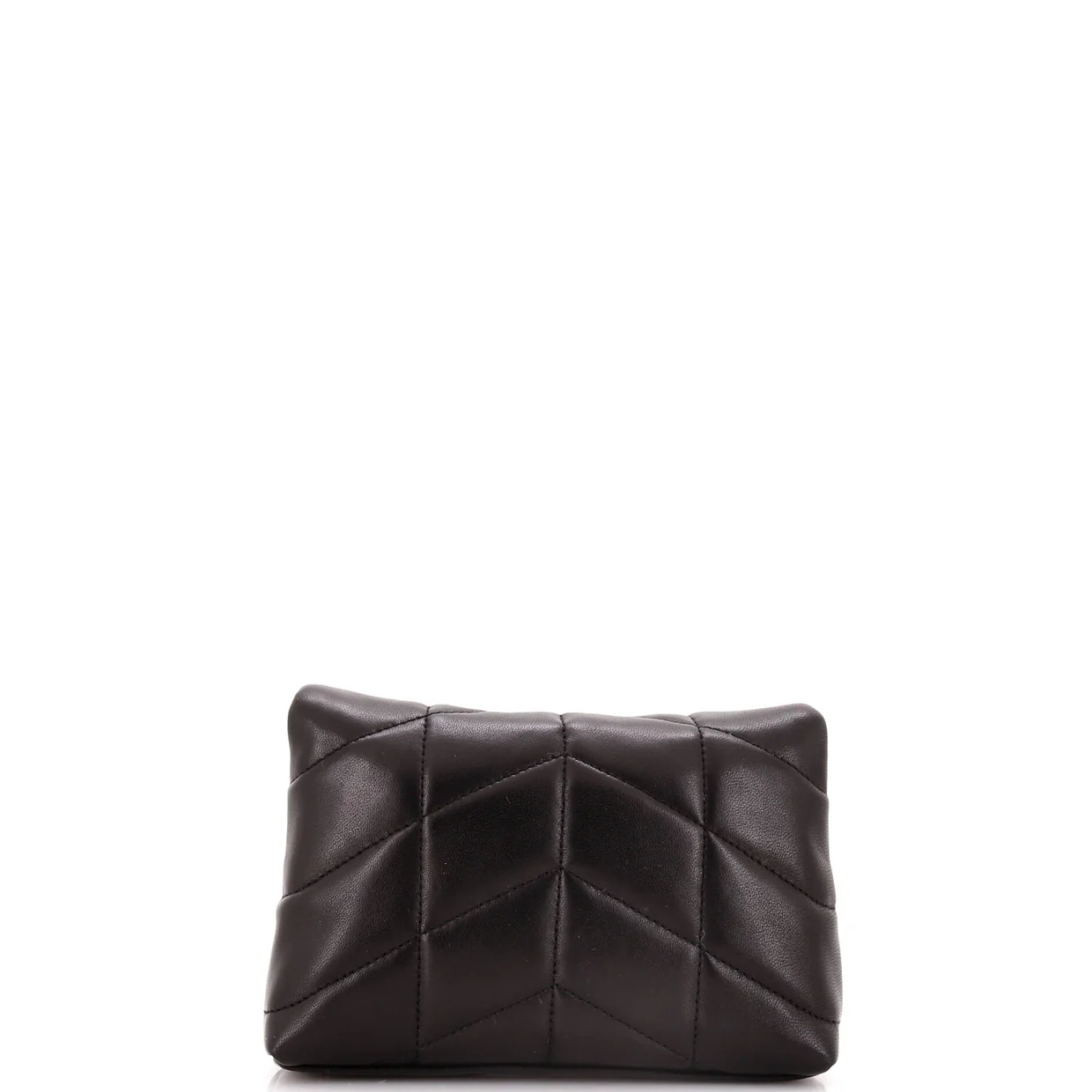 LouLou Puffer Clutch Leather Small - Deep Luxury