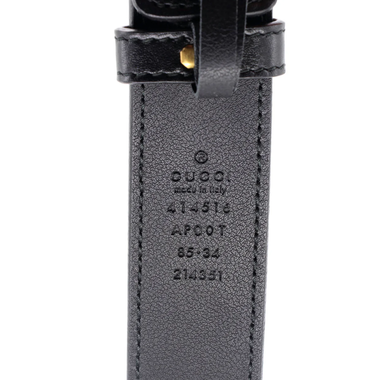 GG Marmont Belt Leather Medium 85 - Deep Luxury