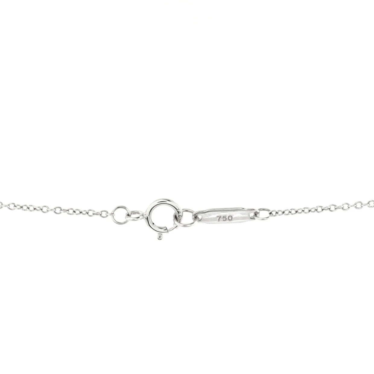 Metro Three-Row Circle Pendant Necklace 18K White Gold and Diamonds - Deep Luxury