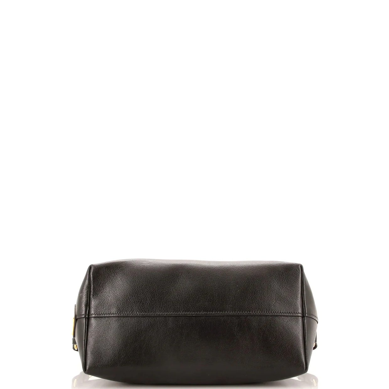 Embossed Logo Convertible Tote Glace Calf Small - Deep Luxury