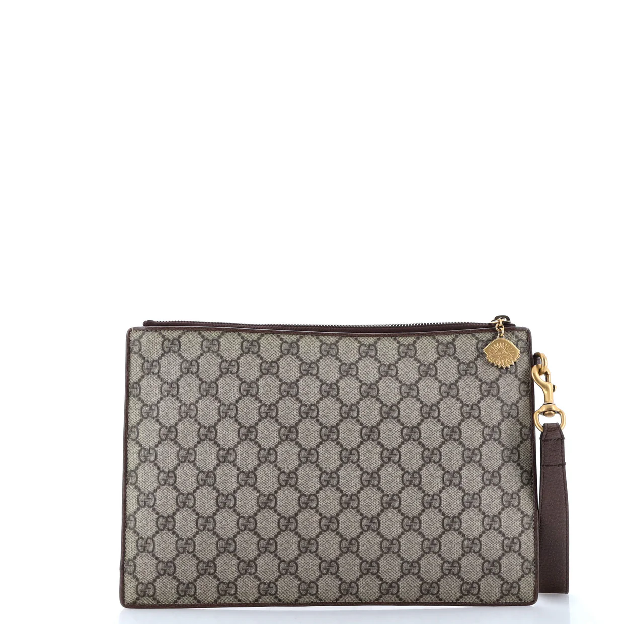 Courrier Pouch GG Coated Canvas with Applique - Deep Luxury