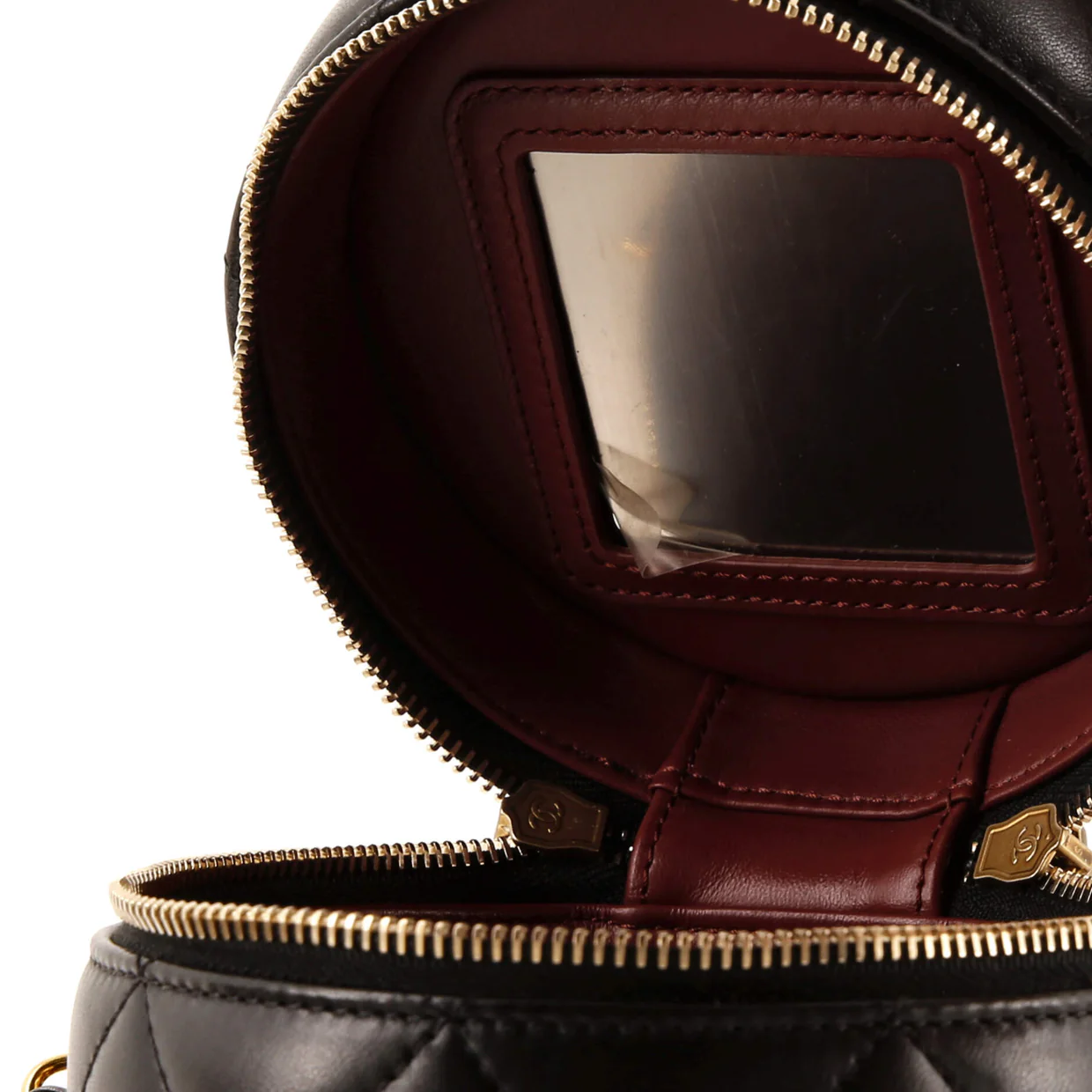 Side Note Vanity Case Quilted Lambskin Small - Deep Luxury