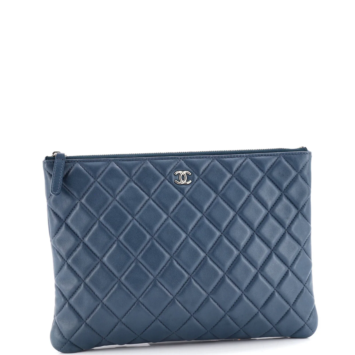 O Case Clutch Quilted Lambskin Medium - Deep Luxury