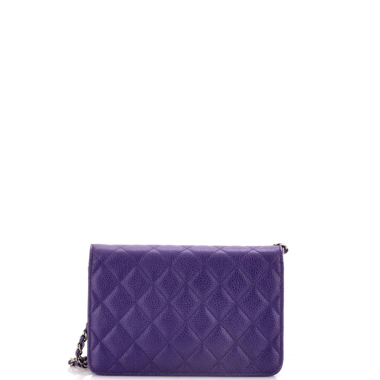 Wallet on Chain Quilted Caviar - Deep Luxury