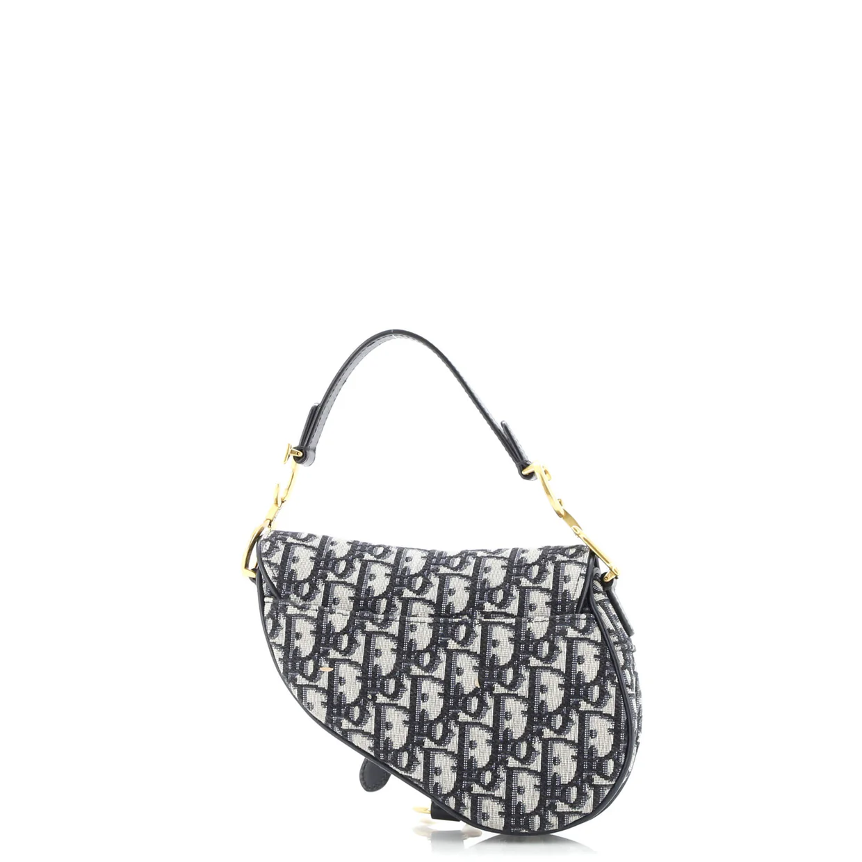 Saddle Handbag Oblique Canvas Mini - Deep Luxury