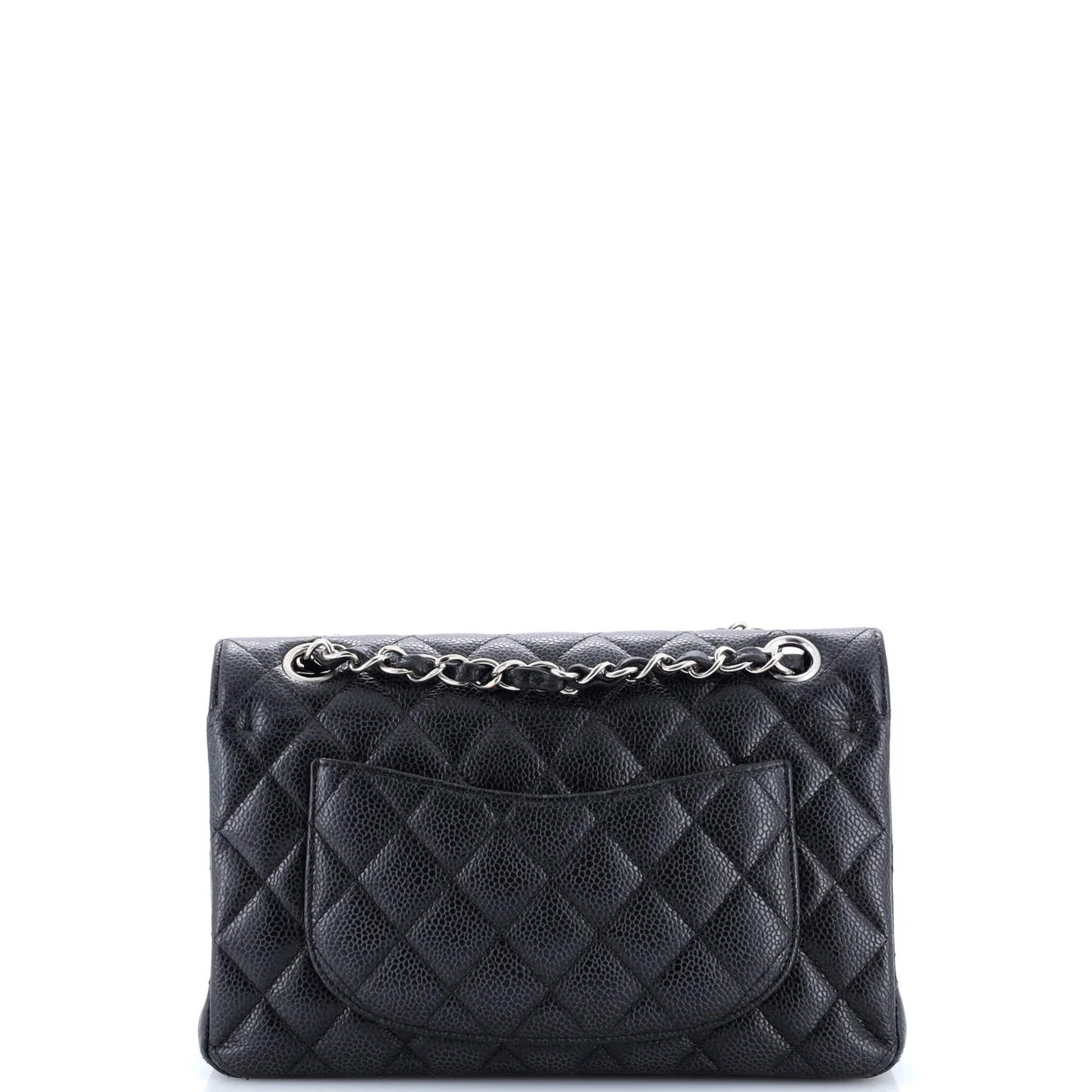 Classic Double Flap Bag Quilted Caviar Small - Deep Luxury
