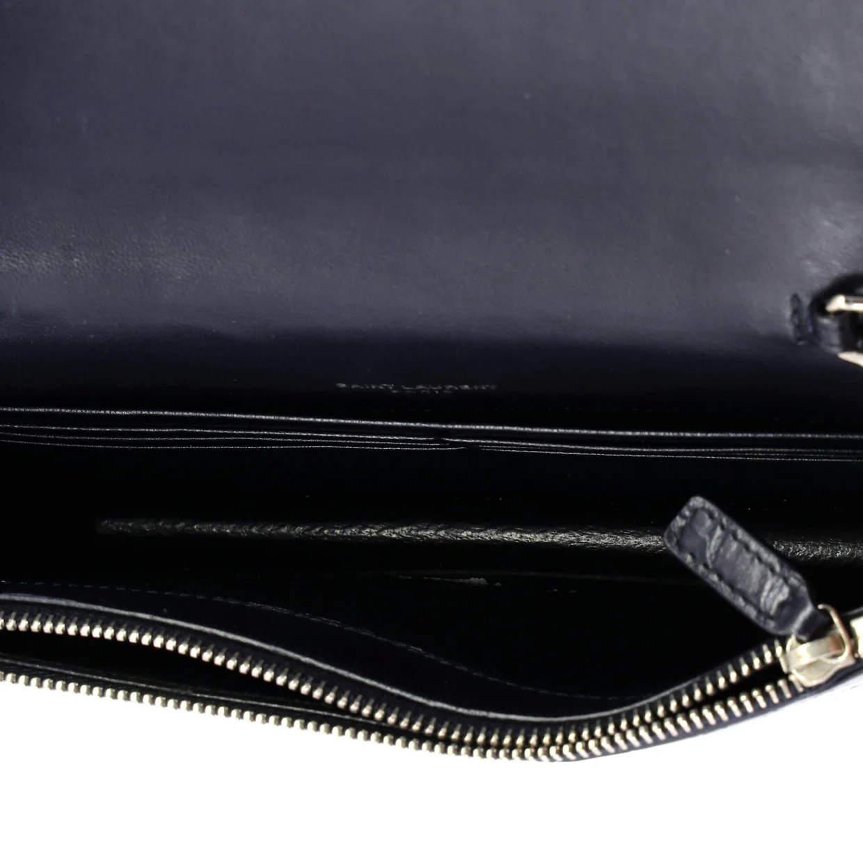 Classic Monogram Tassel Crossbody Bag Crocodile Embossed Leather Small - Deep Luxury