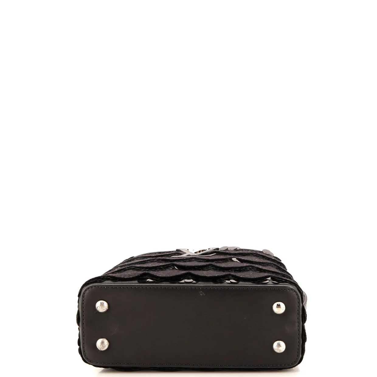 Capucines Bag Sequins and Felt Mini - Deep Luxury