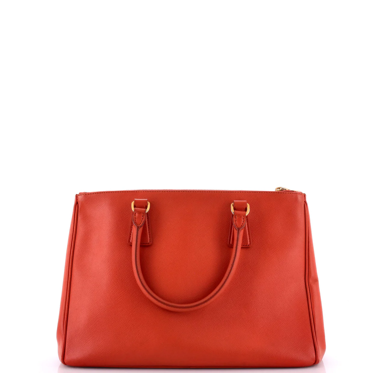 Double Zip Lux Tote Saffiano Leather Medium - Deep Luxury