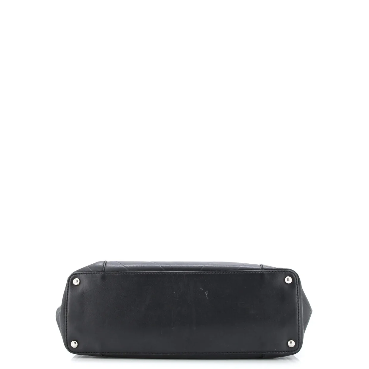 All Day Long Tote Chevron Leather Medium - Deep Luxury