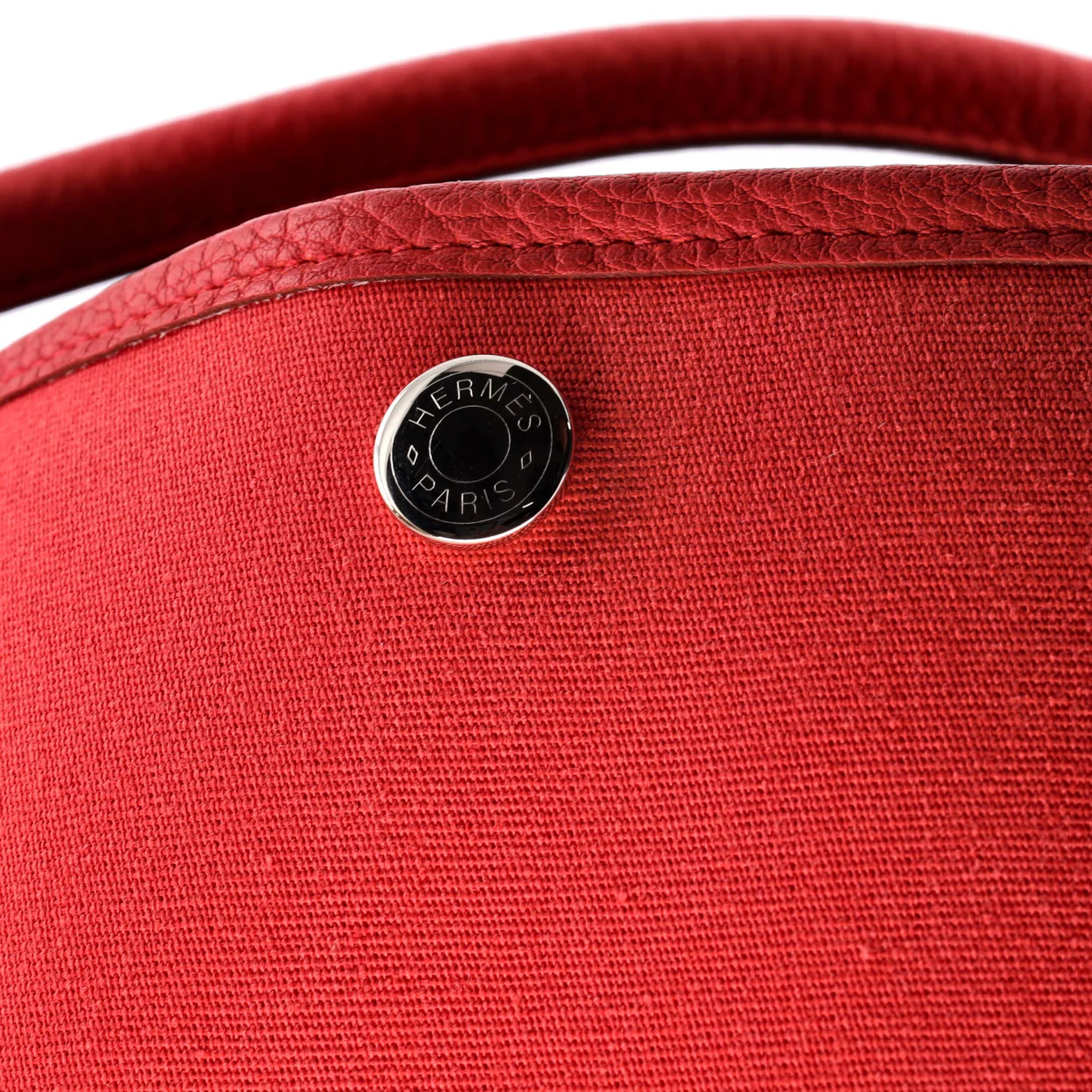 Garden Party Tote Toile and Leather 36 - Deep Luxury