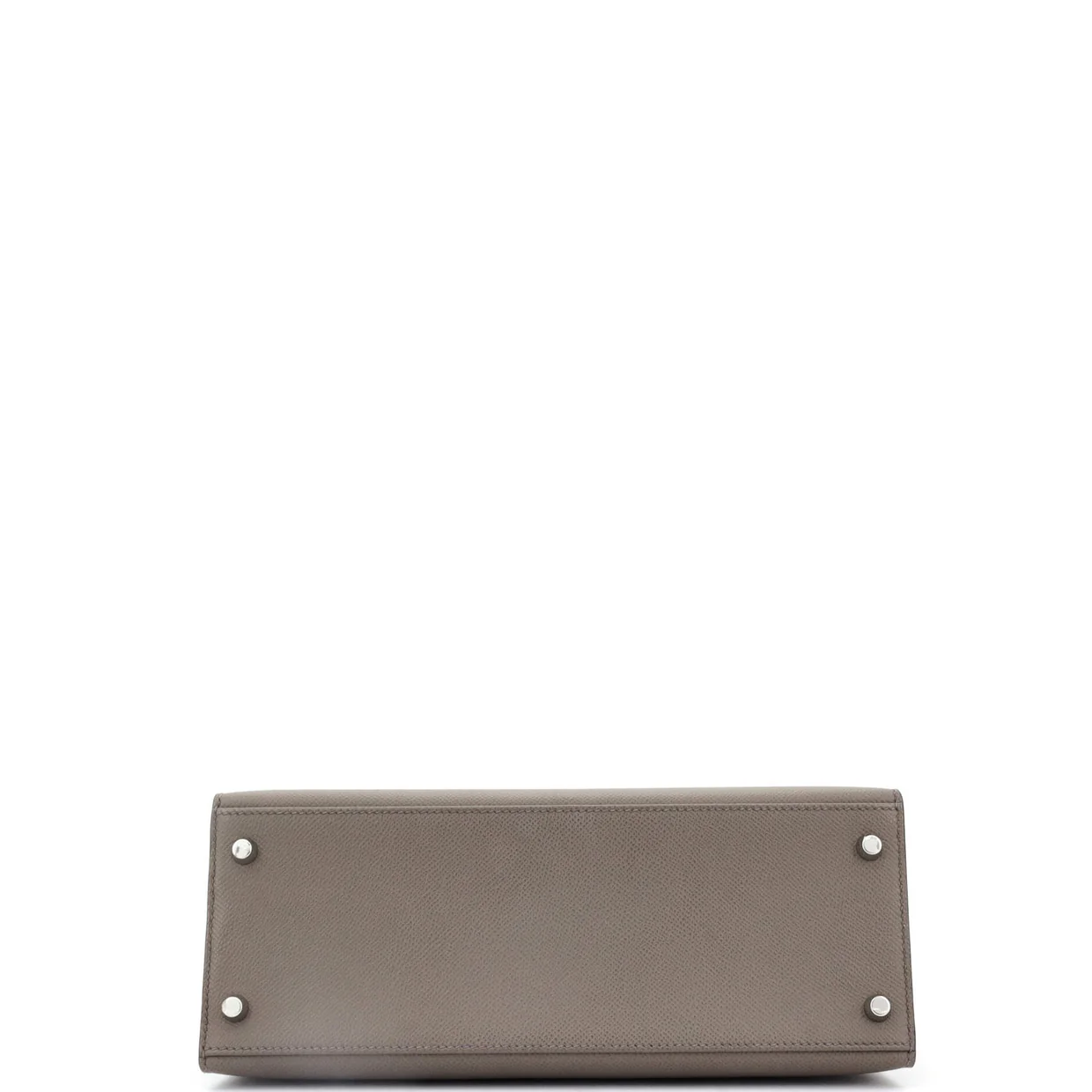 Kelly Handbag Grey Epsom with Palladium Hardware 28 - Deep Luxury