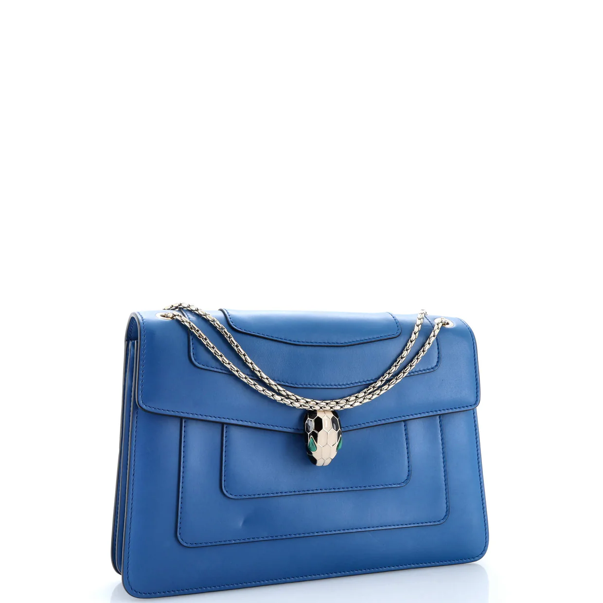 Serpenti Forever Square Shoulder Bag Leather Medium - Deep Luxury