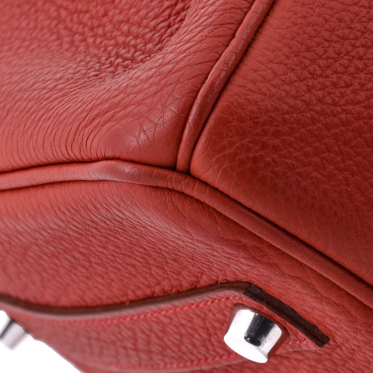 Birkin Handbag Géranuim Togo with Palladium Hardware 35 - Deep Luxury