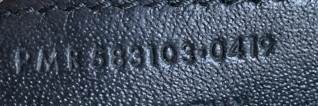 Niki Chain Wallet Matelasse Chevron Leather - Deep Luxury