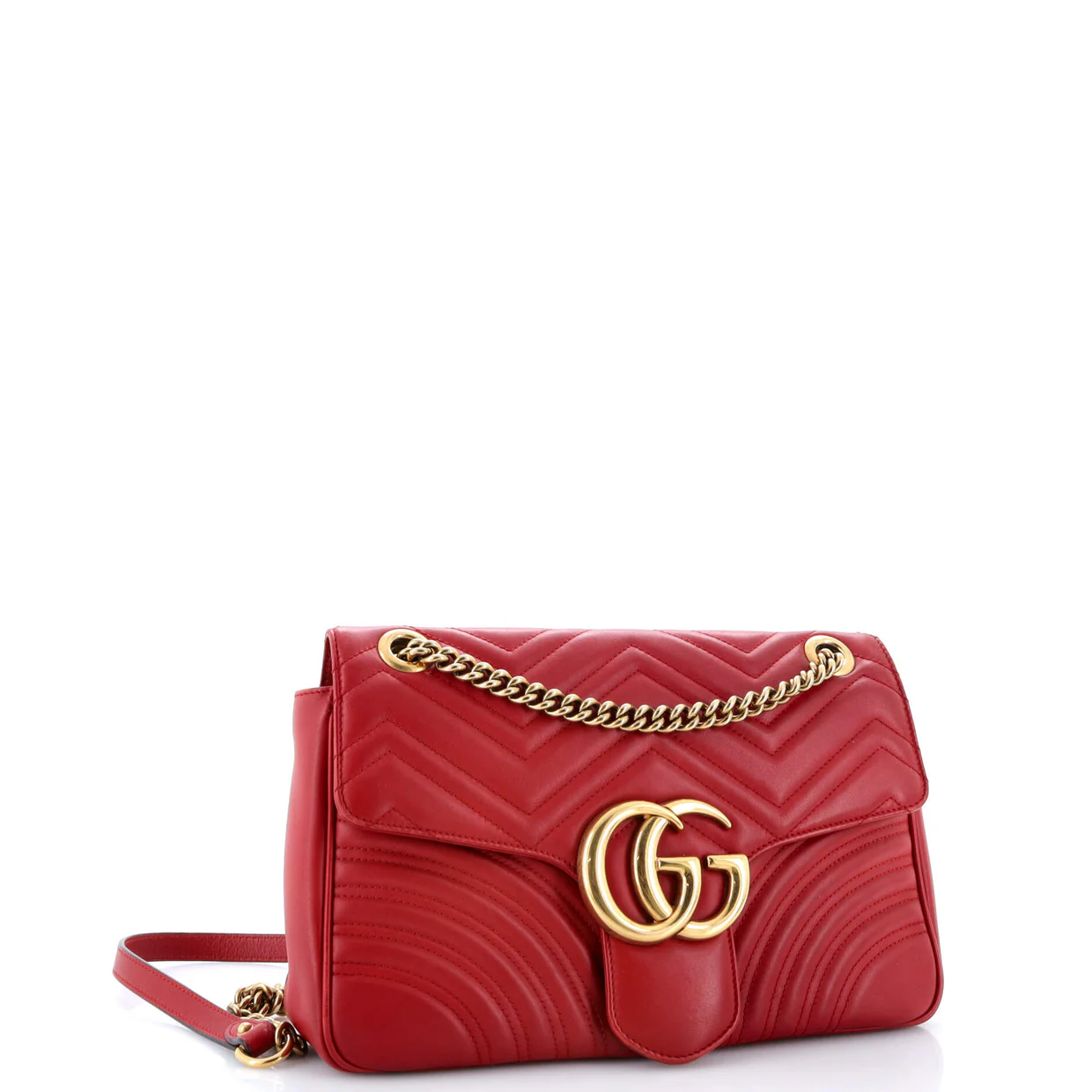 GG Marmont Flap Bag Matelasse Leather Medium - Deep Luxury