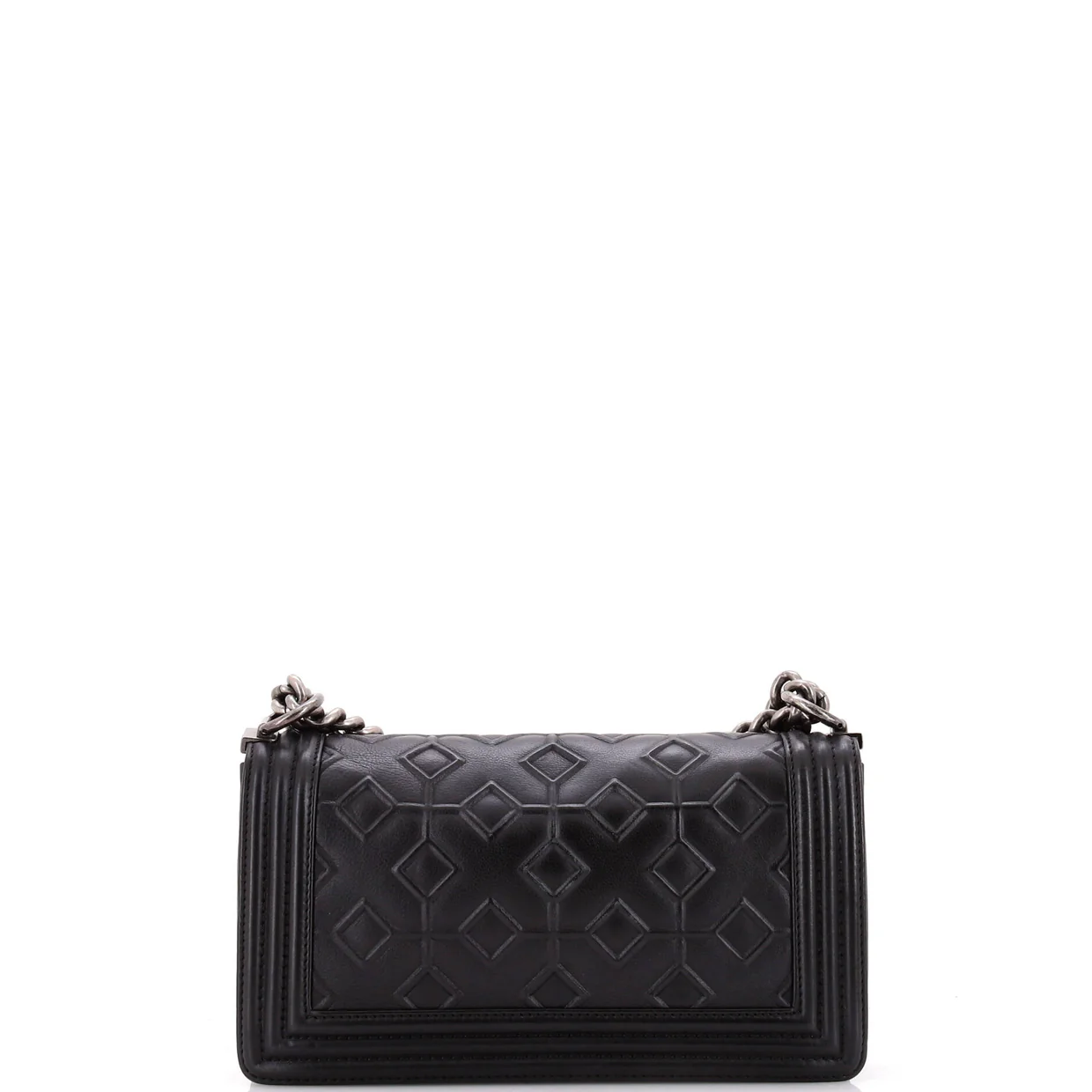 Arabesque Boy Flap Bag Embossed Calfskin Old Medium - Deep Luxury