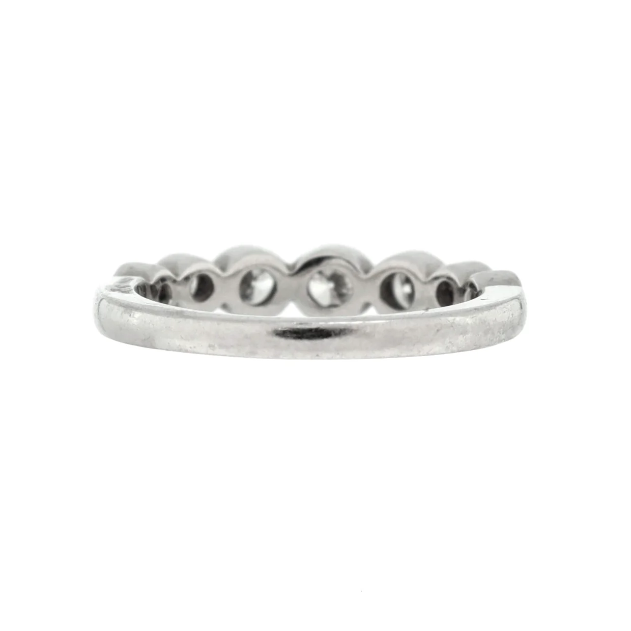 Tiffany Jazz Graduated Band Ring Platinum and Diamonds - Deep Luxury