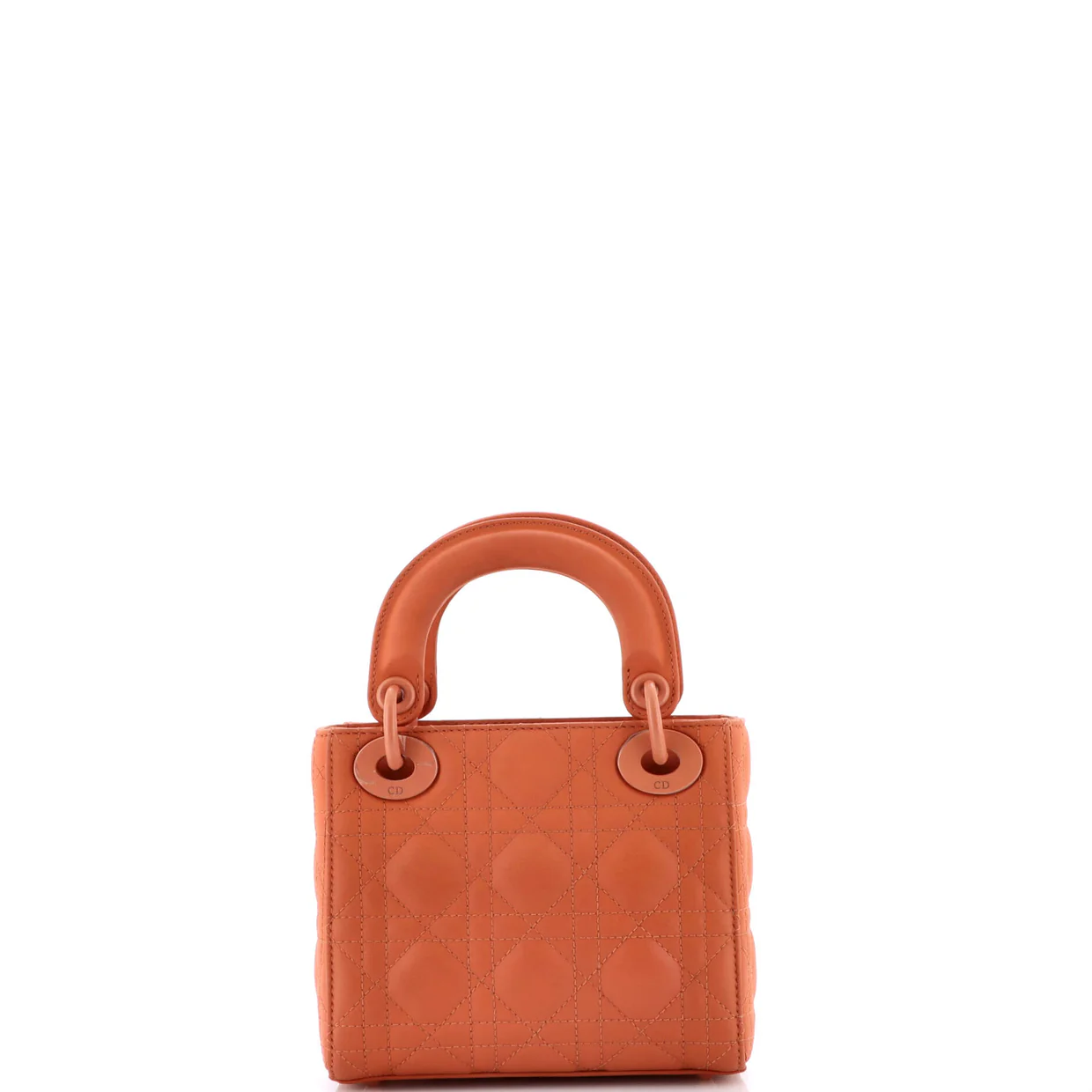 Ultra Matte Lady Dior Chain Bag Cannage Quilt Calfskin Mini - Deep Luxury
