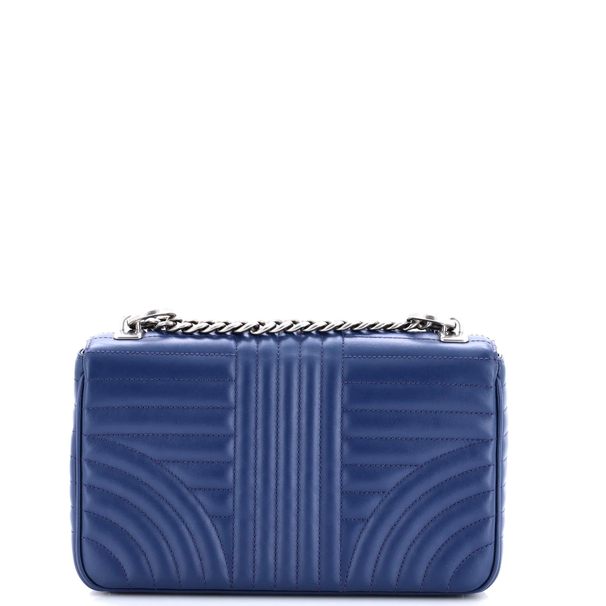 Chain Flap Shoulder Bag Diagramme Quilted Leather Medium - Deep Luxury