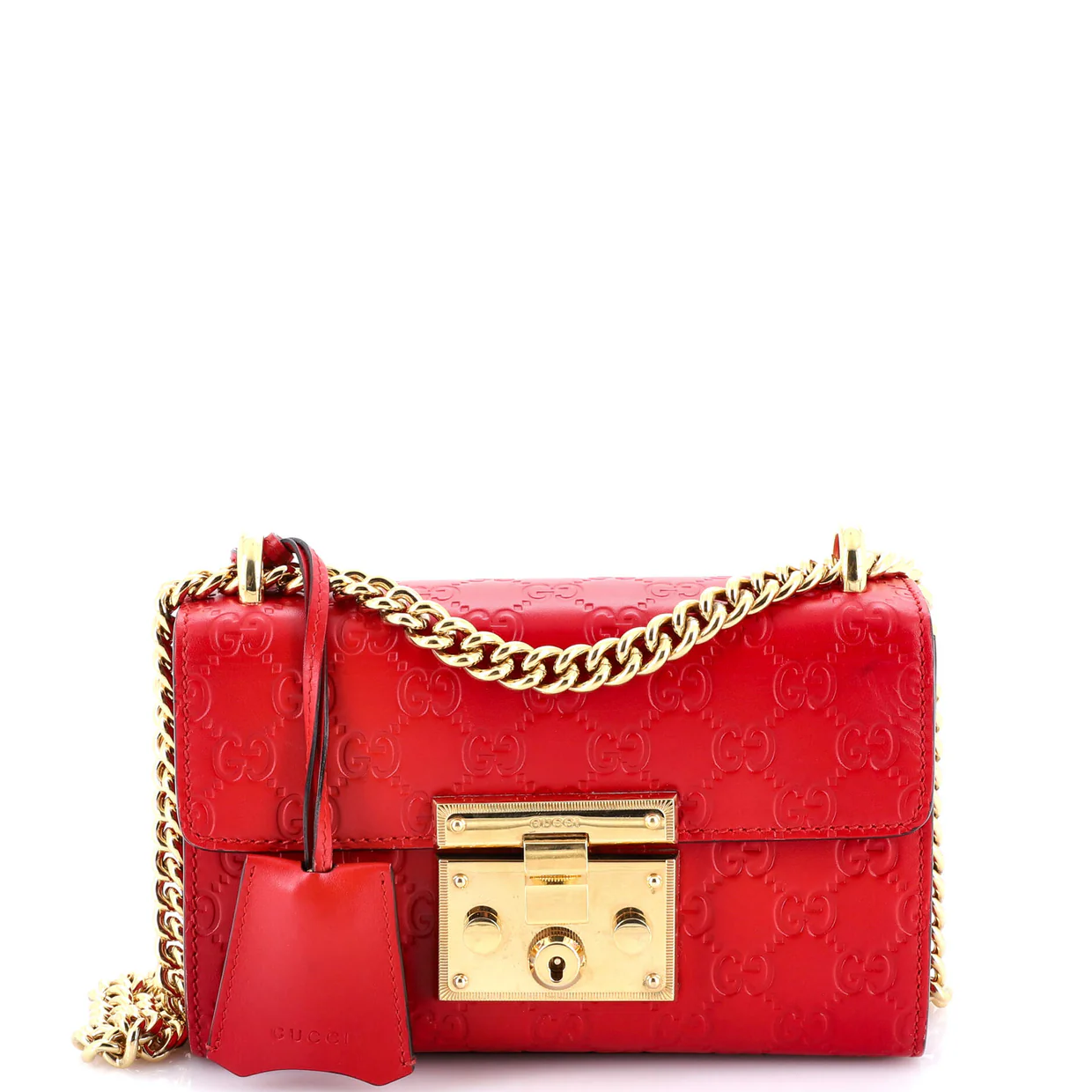Padlock Shoulder Bag Guccissima Leather Small - Deep Luxury