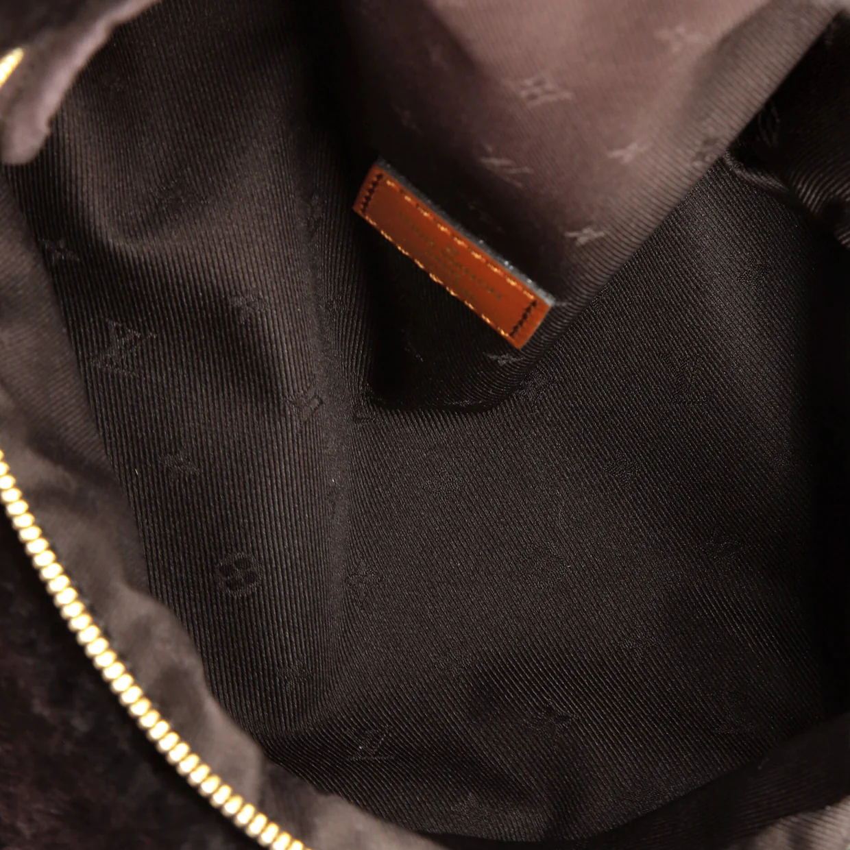 Bum Bag Monogram Giant Teddy Fleece - Deep Luxury