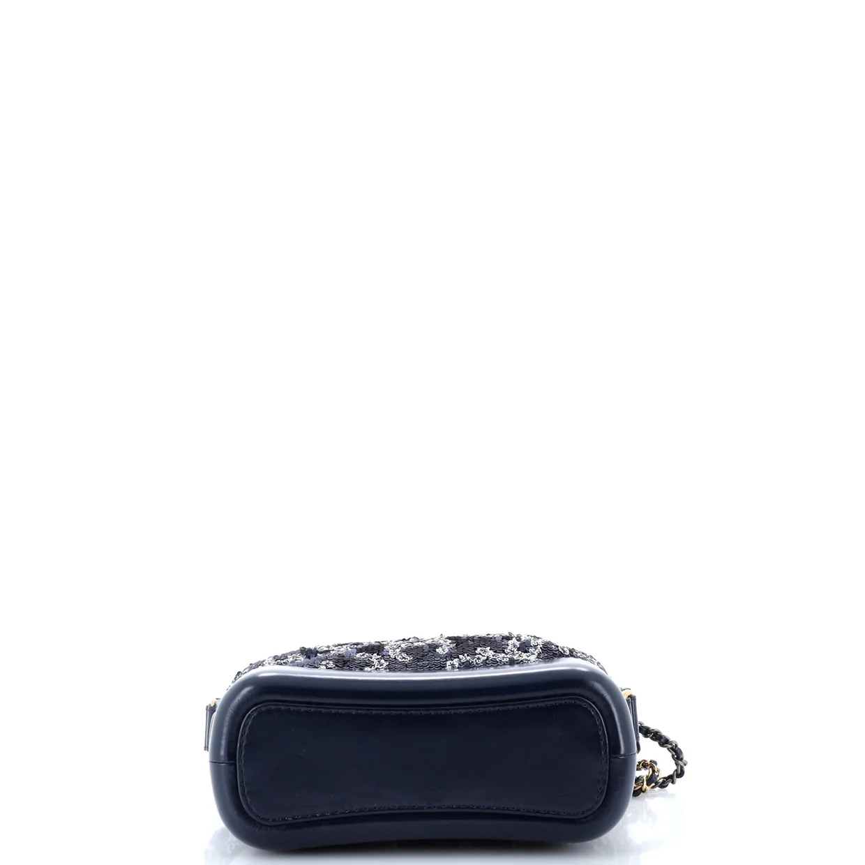Gabrielle Hobo Logo Motif Sequins Small - Deep Luxury