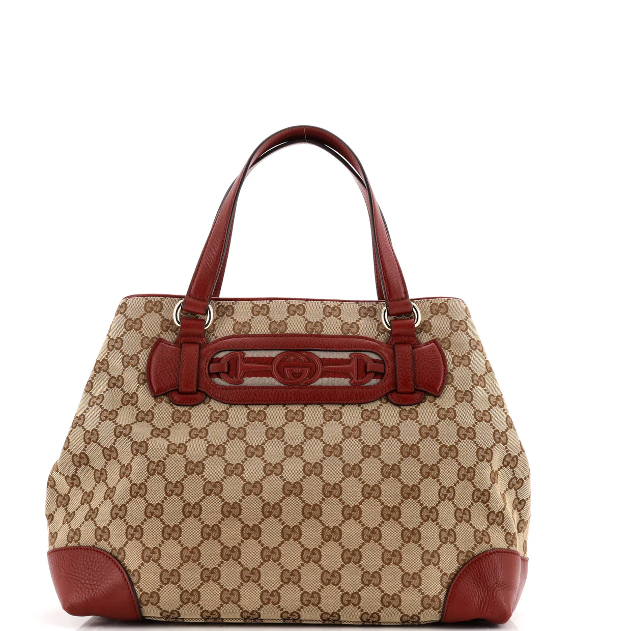 Dressage Tote GG Canvas and Leather Medium - Deep Luxury