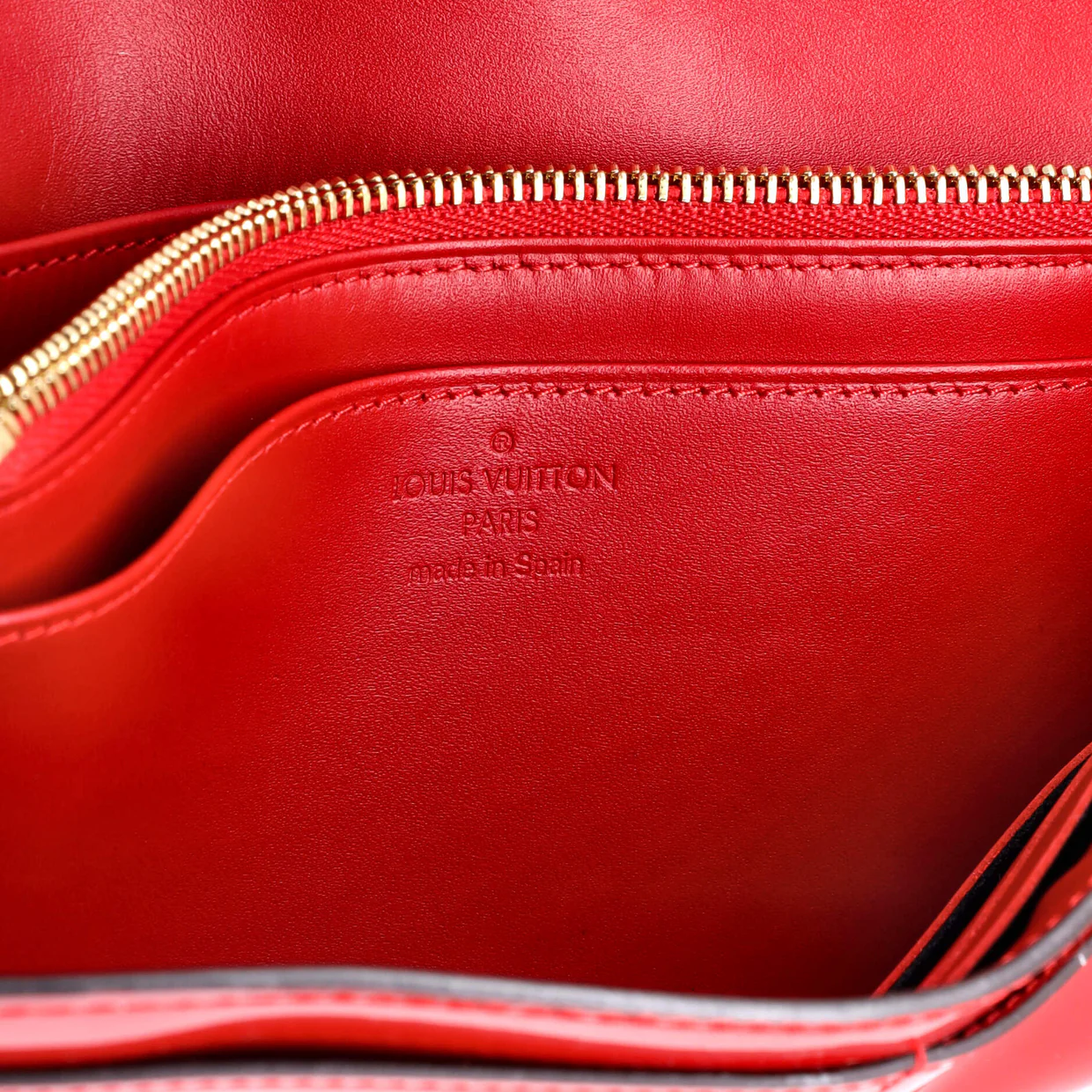 Louise Clutch Patent Long - Deep Luxury