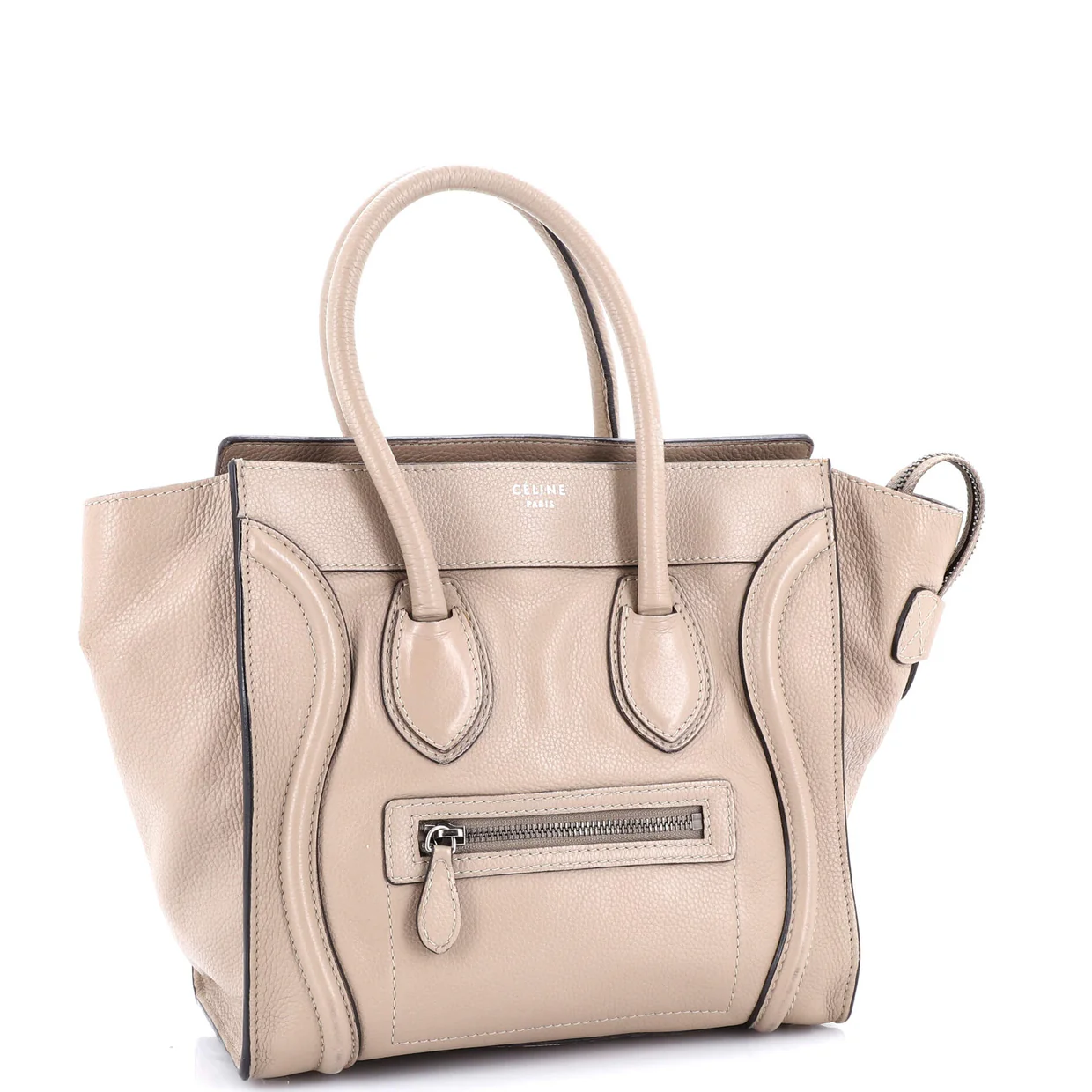 Luggage Bag Grainy Leather Micro - Deep Luxury