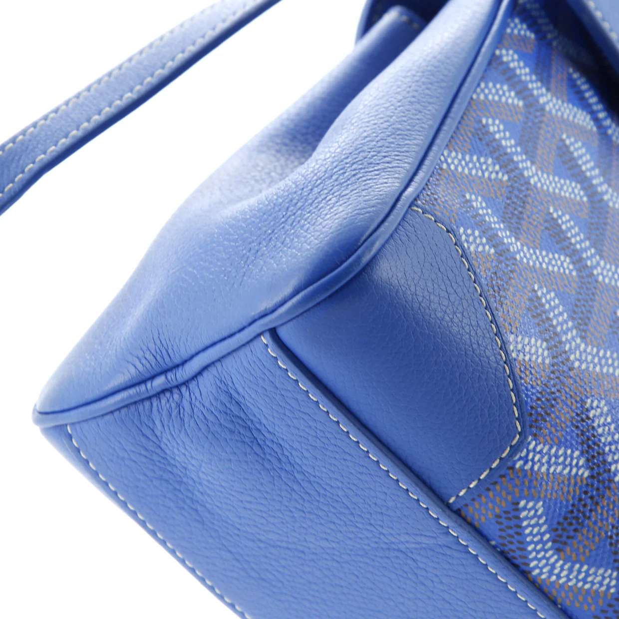 Saigon Top Handle Bag Coated Canvas with Leather Mini - Deep Luxury