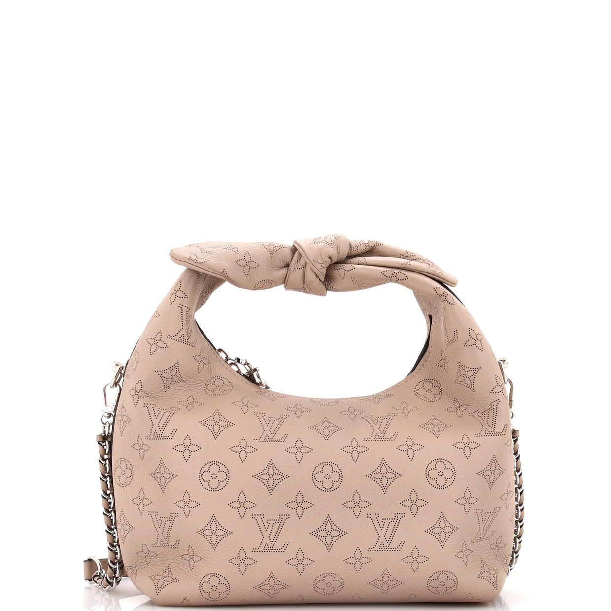 Why Knot Shoulder Bag Mahina Leather PM - Deep Luxury