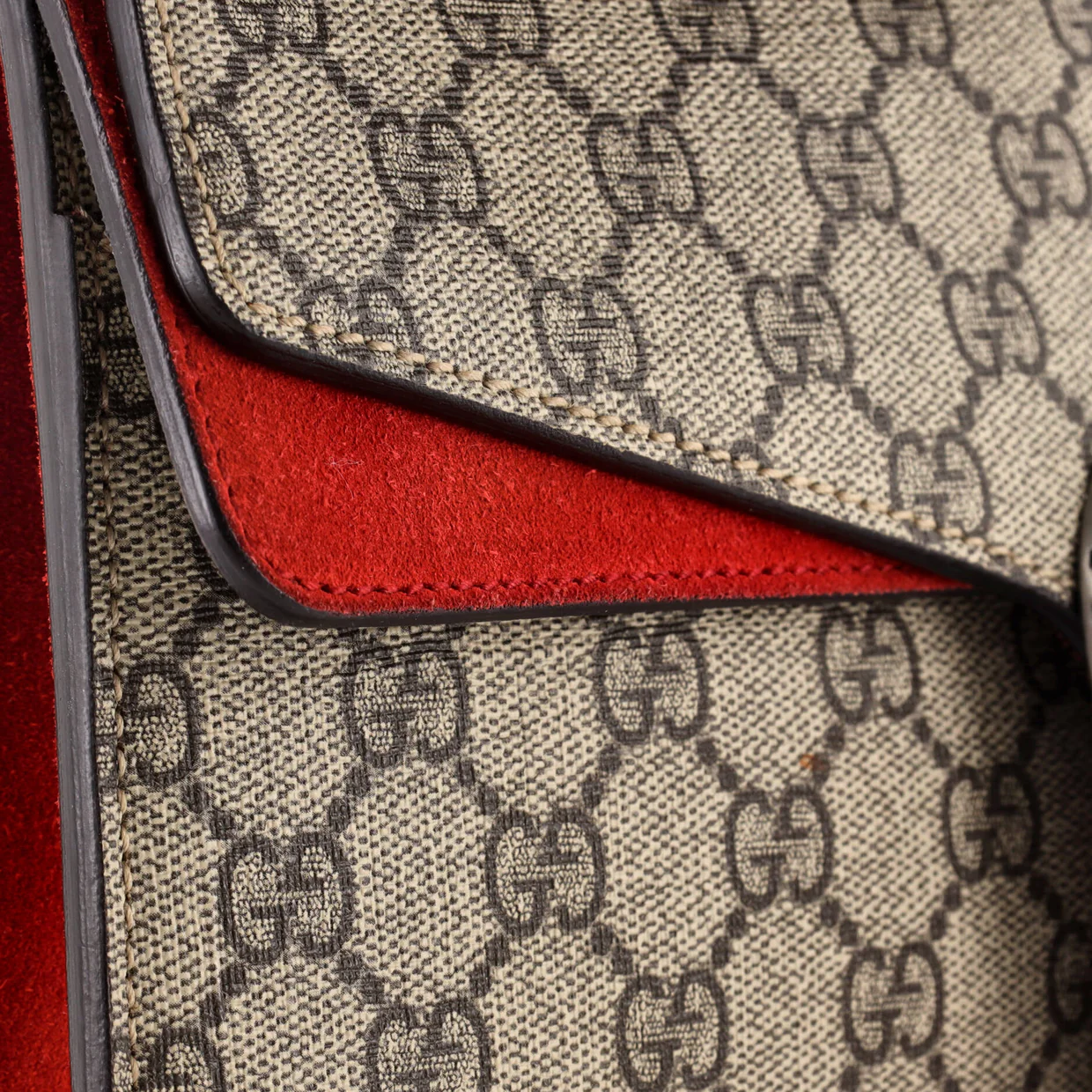 Dionysus Bag GG Coated Canvas and Leather Small - Deep Luxury