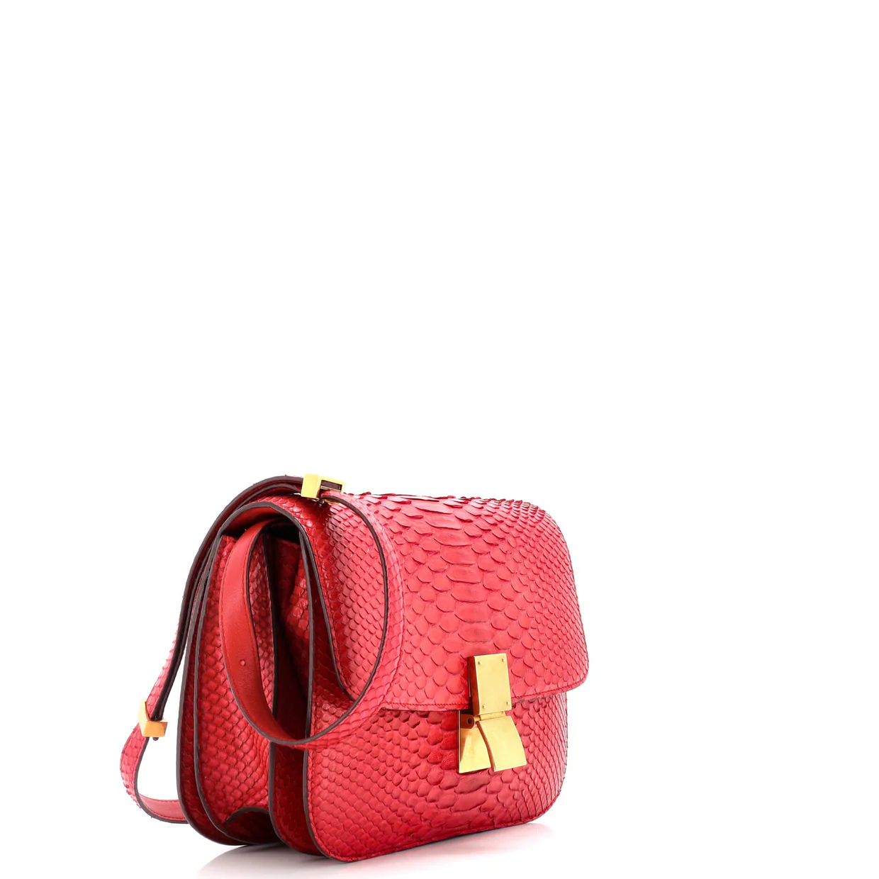 Classic Box Bag Python Medium - Deep Luxury
