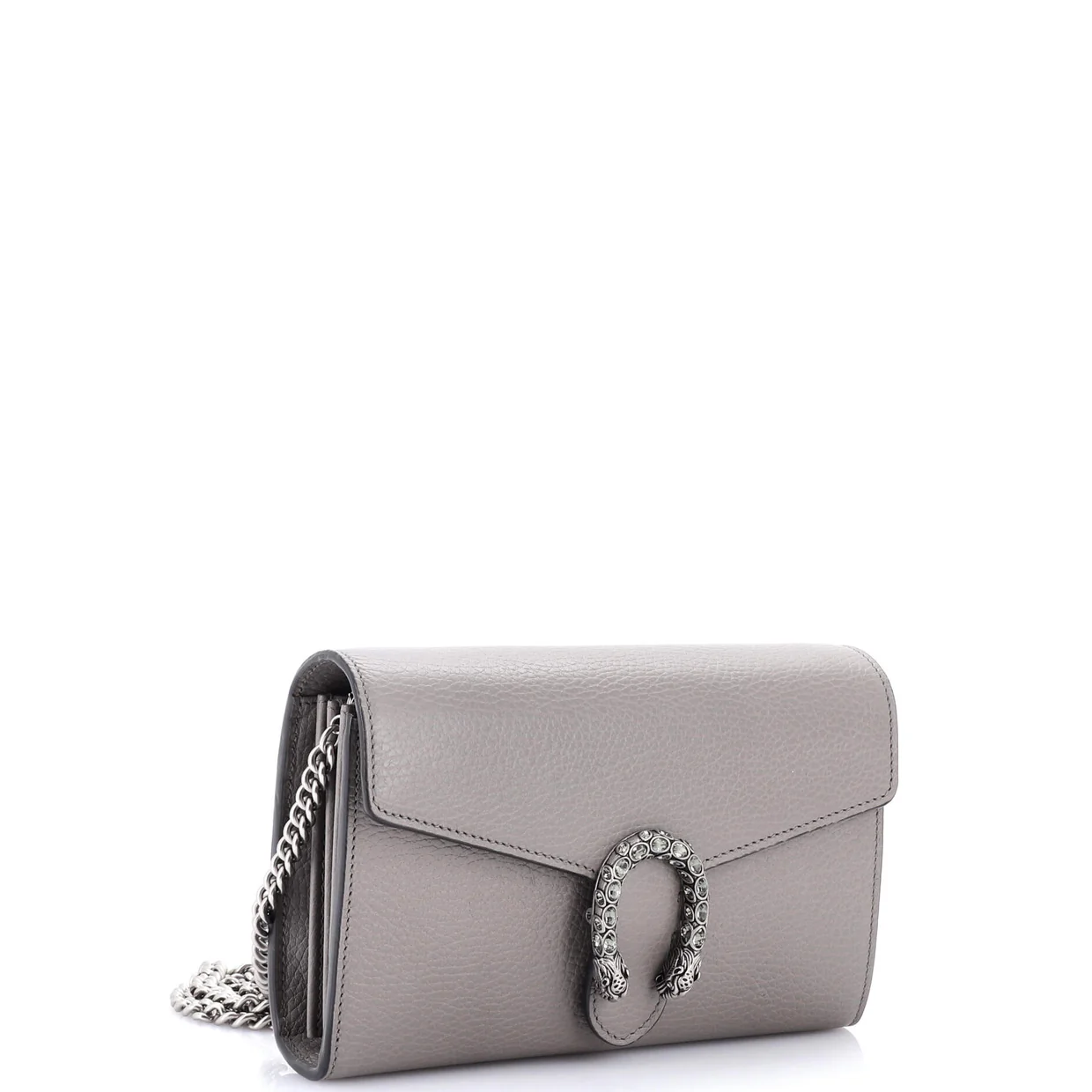 Dionysus Chain Wallet Leather with Embellished Detail Small - Deep Luxury