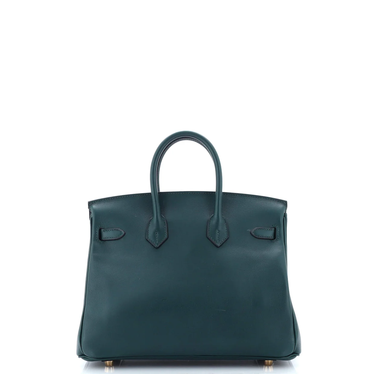 Birkin Handbag Vert Cypress Swift with Gold Hardware 25 - Deep Luxury