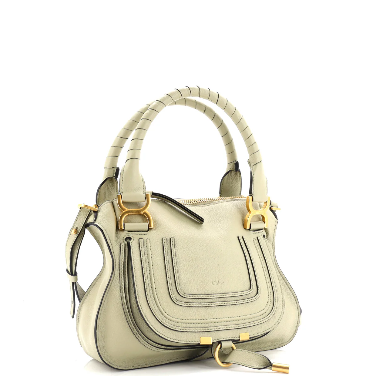 Marcie Satchel Leather Small - Deep Luxury