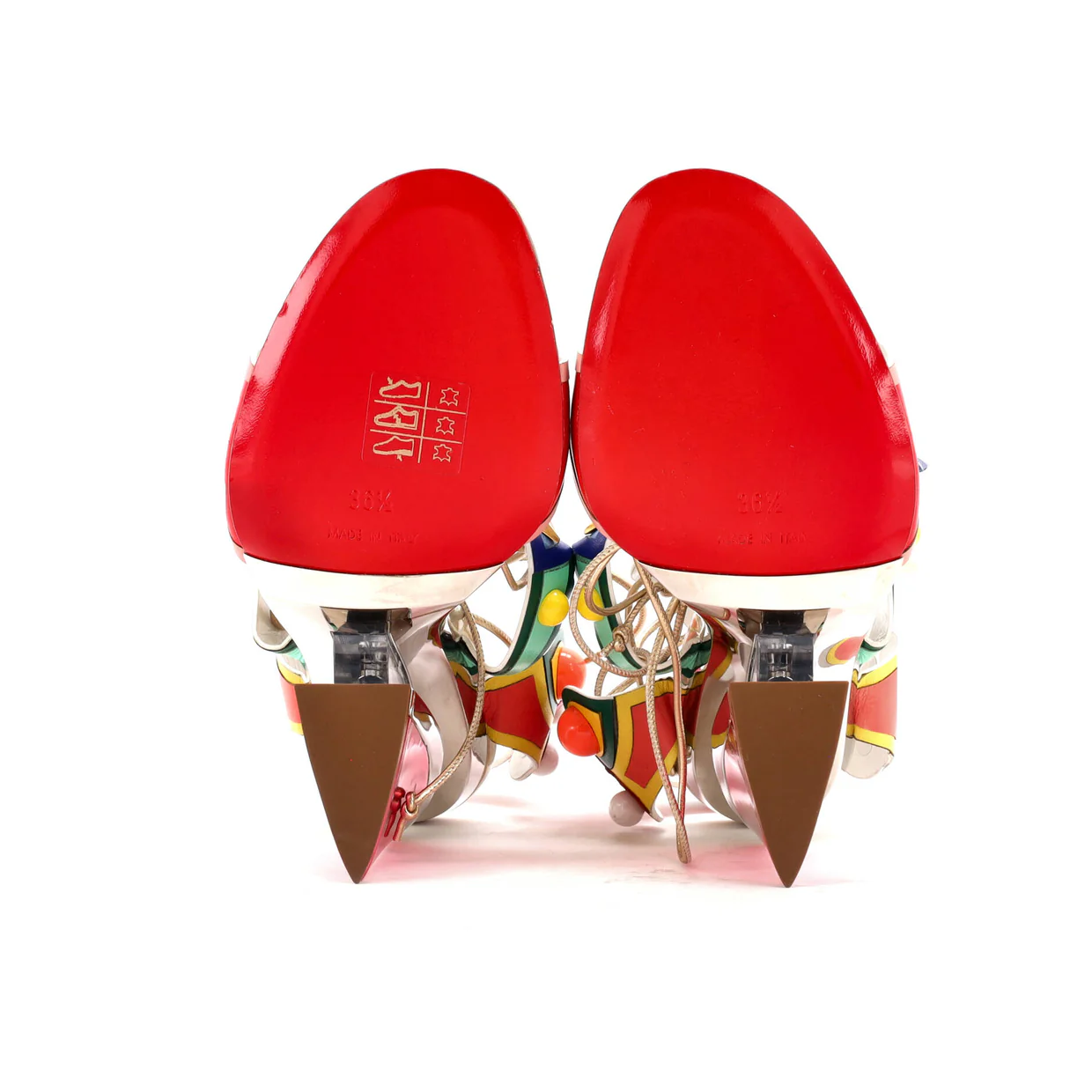 Womens Papagaya Levita Wedge Sandals Leather - Deep Luxury