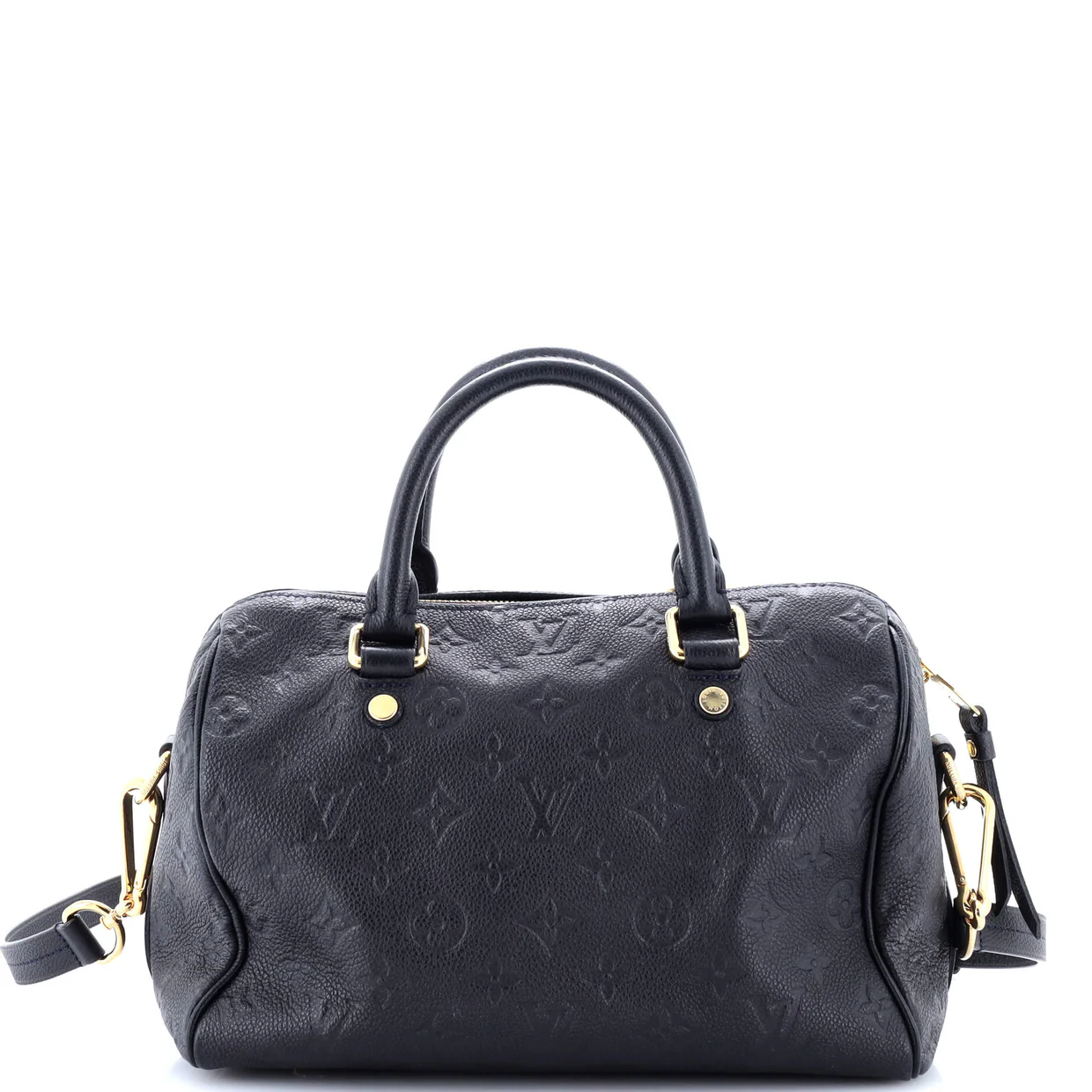 Speedy Bandouliere Bag Monogram Empreinte Leather 25 - Deep Luxury
